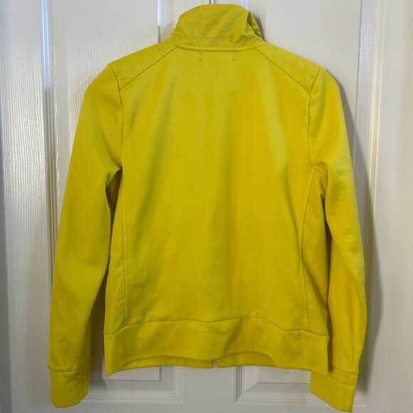 Lauren Ralph Lauren Active Ladies Yellow Zip Track Jacket Logo XS Lightweight - Picture 5 of 9